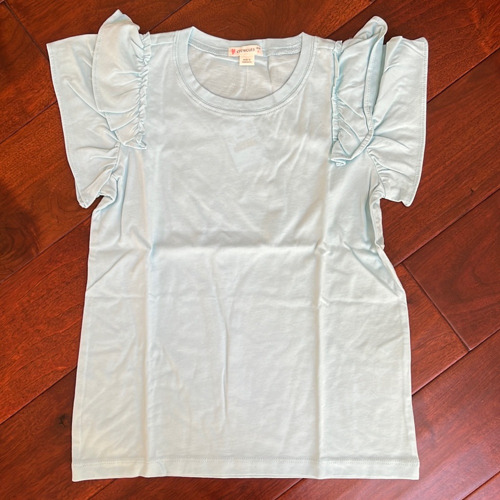 NWT. Girls T-shirt by Crewcuts. Size 8.